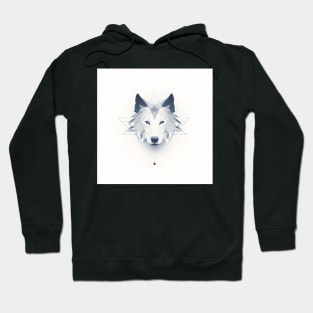 Frost Moon Wolf Shadow Hoodie